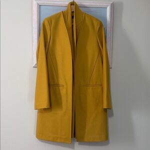 Rag & Bone Mustard Yellow Kaye Wool Blend Vest +Coat Size: 4